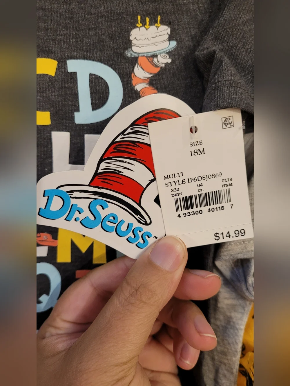 NWT | Dr. Seuss Bodysuit Set Boy/Unisex 18m - Picture 6 of 6